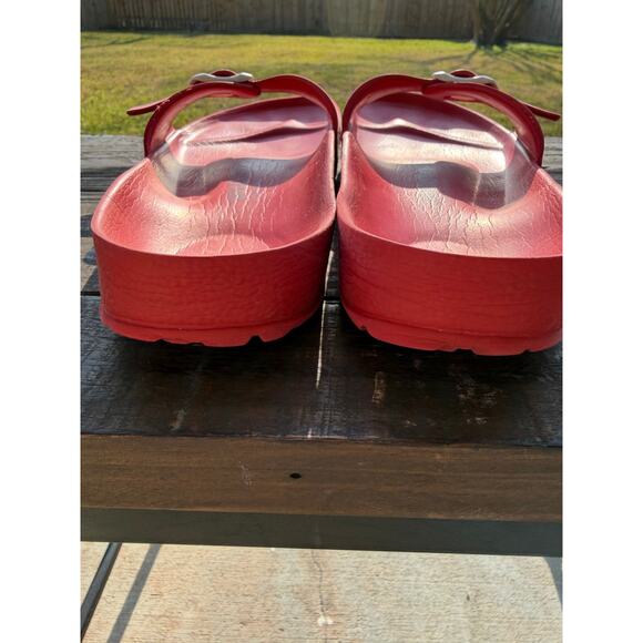 BIRKENSTOCK Madrid Eva Sandal Bright Red Size 8.5 - Picture 5 of 8